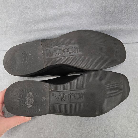 Prada Sport Black Leather Loafers Size 11 - Picture 5 of 10